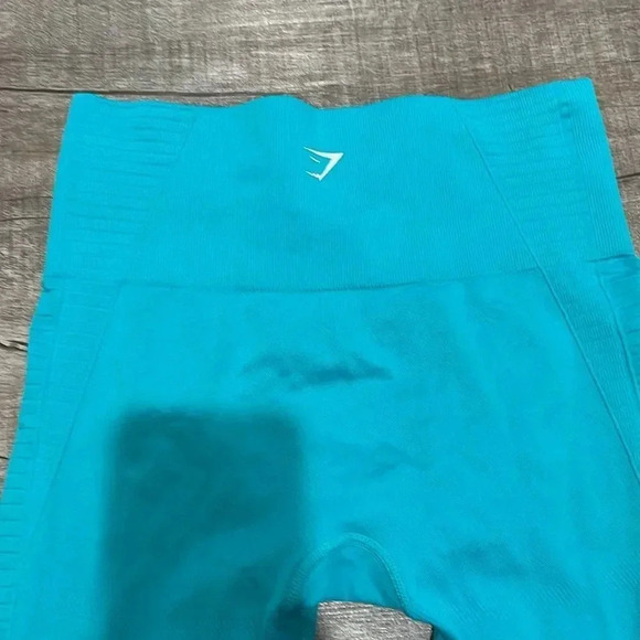 Gymshark - Energy Seamless Leggings - Teal - S/M - Gently Used!! - Picture 6 of 9